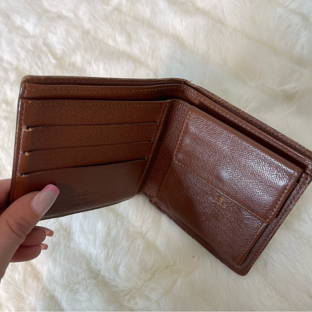 LOUIS VUITTON Porteuille Marco compact wallet vintage men’s bifold - Picture 16 of 16